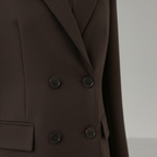 Brauner Polyesterblazer