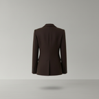 Brauner Polyesterblazer
