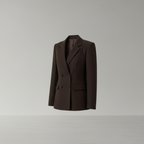 Brauner Polyesterblazer