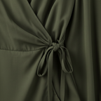Grüne Polyesterbluse