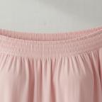 Rosa Polyesterbluse